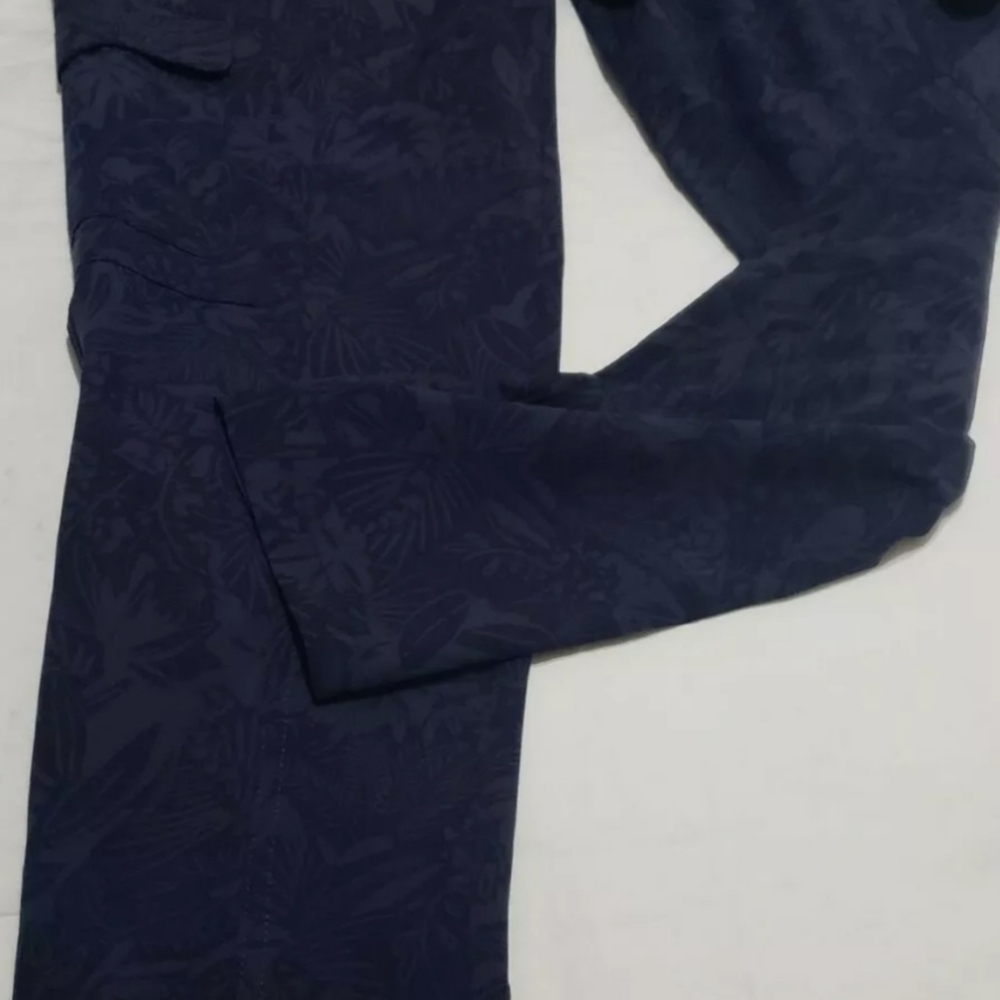 BOSS Women's Cargo Pull On Trouser Pants Blue Light weight Comfortable Medium